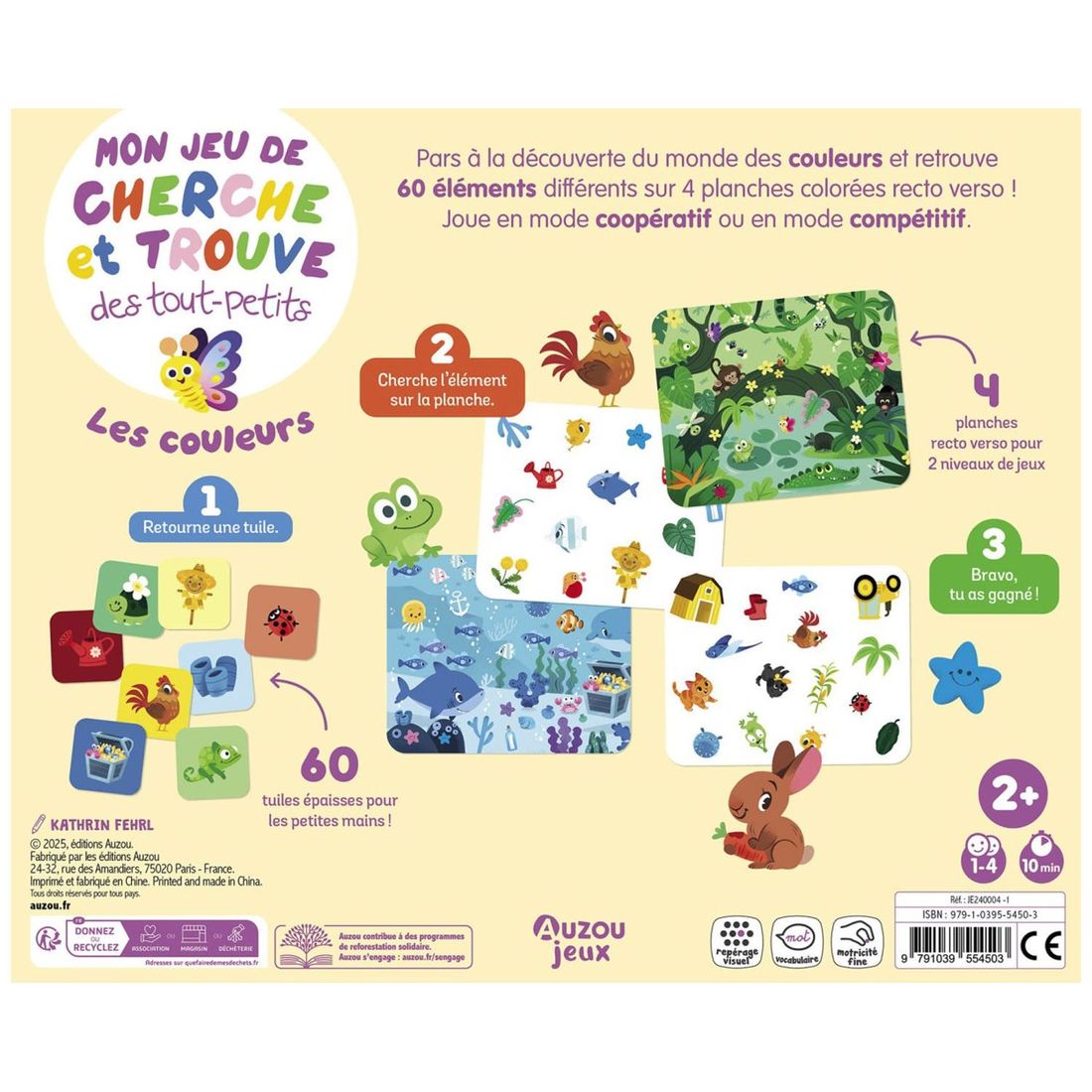 Jeu de société Mon jeu de cherche et trouve des tout-petits (Auzou Editions) - Image 4