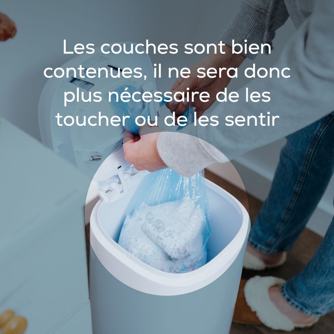 Pack de 12 recharges octogonales pour poubelle à couches Dress Up (Angelcare) - Image 1