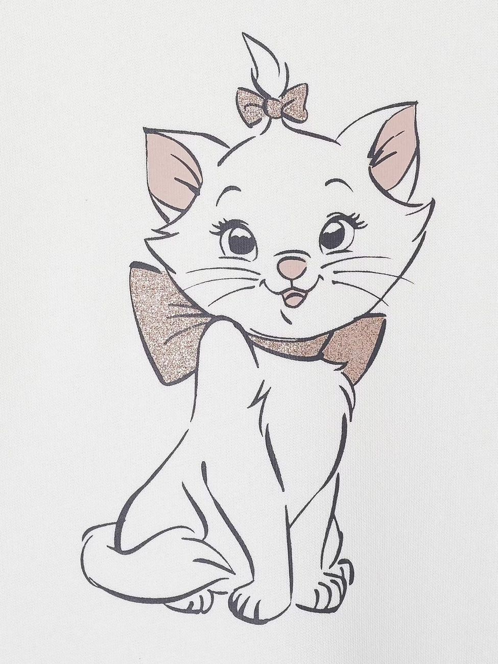 Robe bi-matière Disney Marie les Aristochats gardenia/rose poudré (Disney Animals) - Image 2