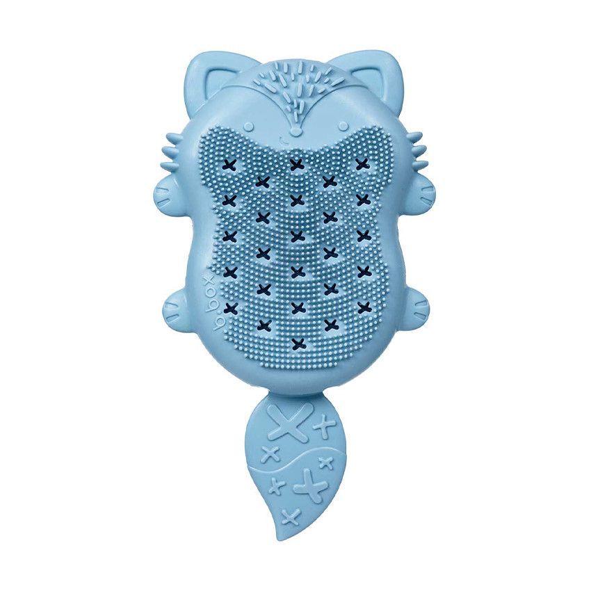Brosse de bain Rebard avec éponge anti croûtes de lait bleu - Bleu (B.BOX) - Image 2