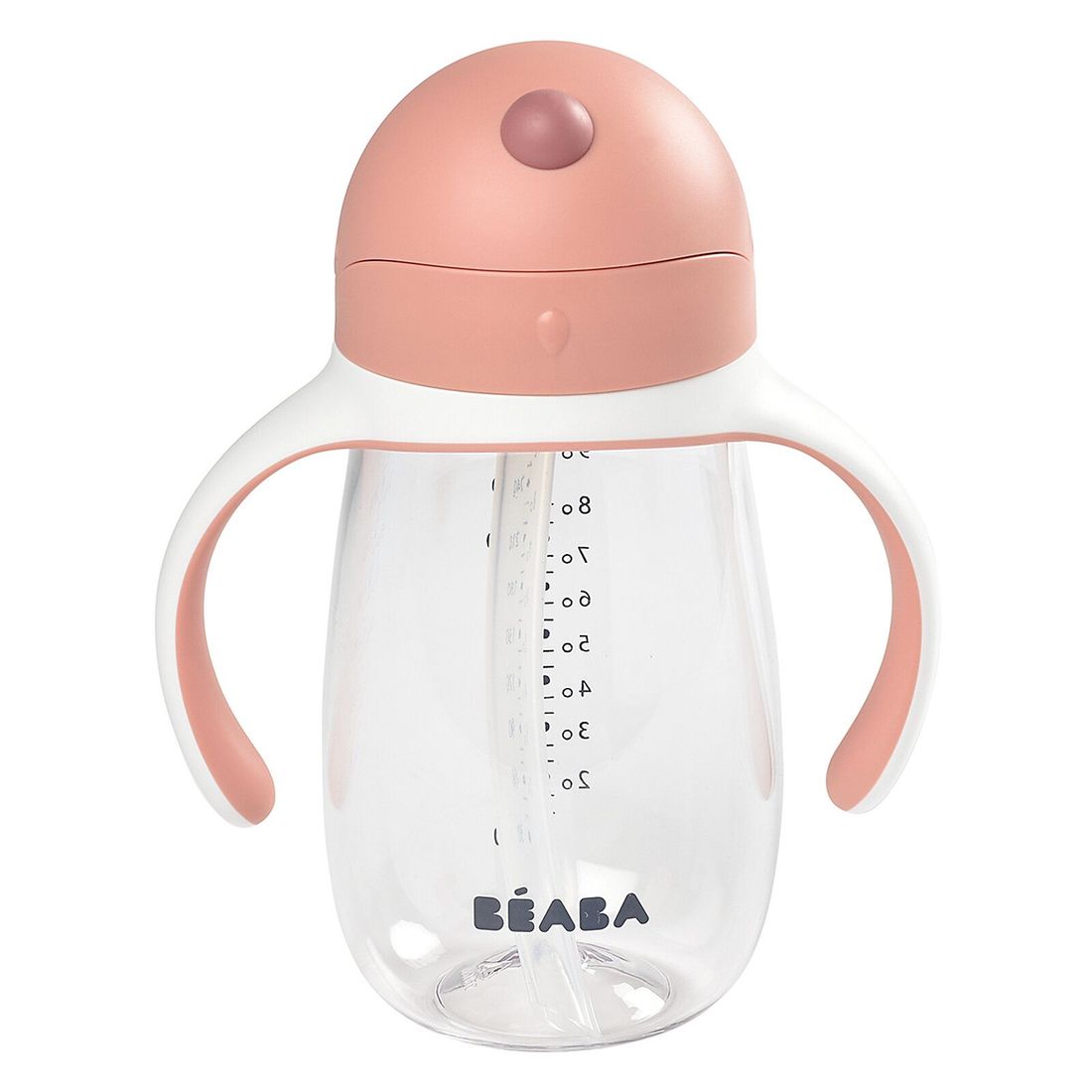 Tasse Paille Old Pink - 300 ml (Béaba) - Image 1