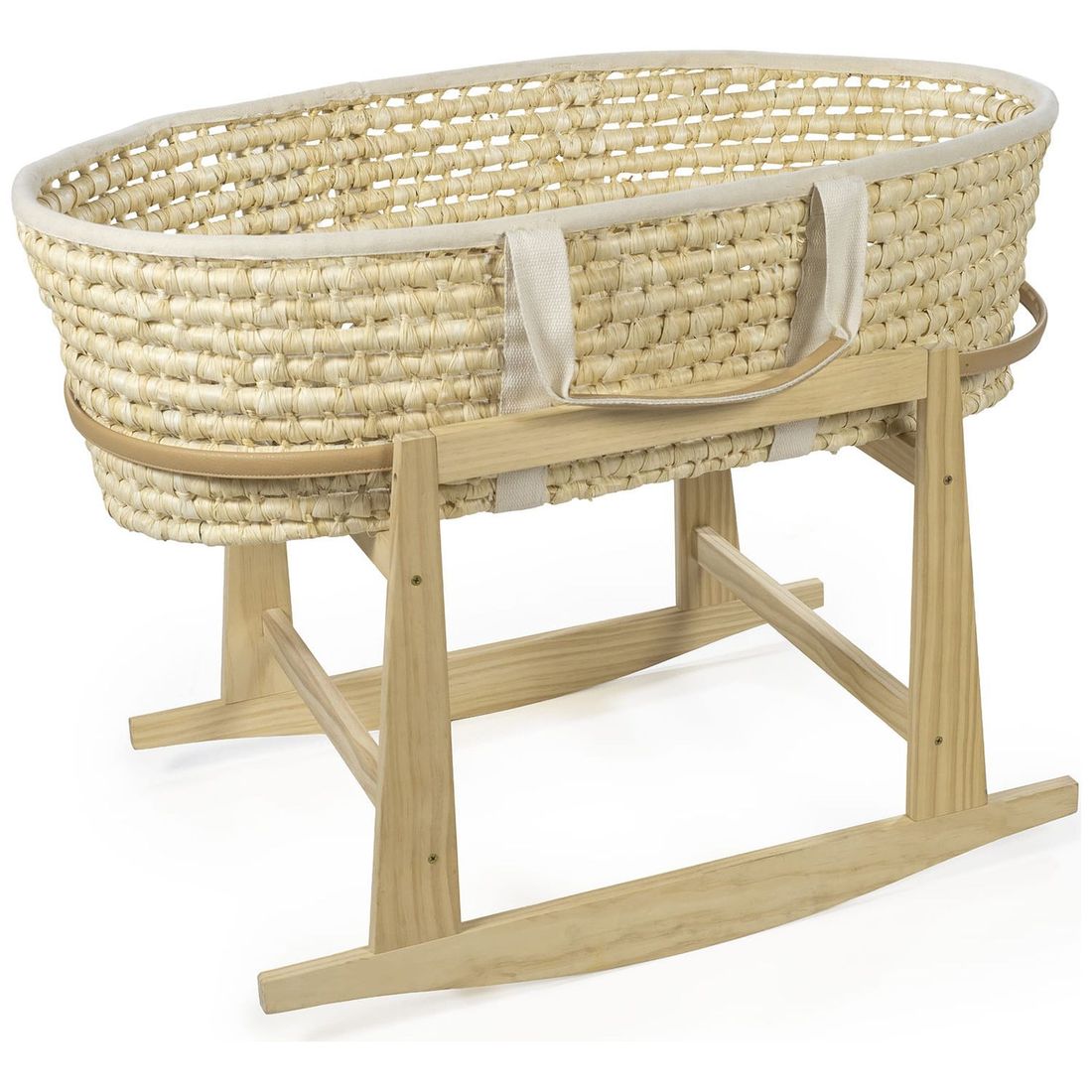 Couffin en osier et matelas (80 x 40 cm) (Pasito a pasito) - Image 1