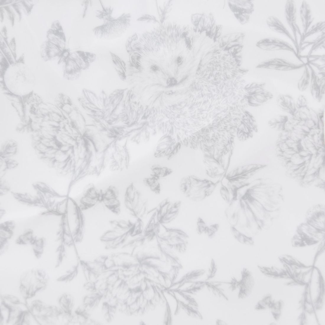 Bavoir manches longues Toile de Jouy gris clair (Tartine et Chocolat) - Image 5