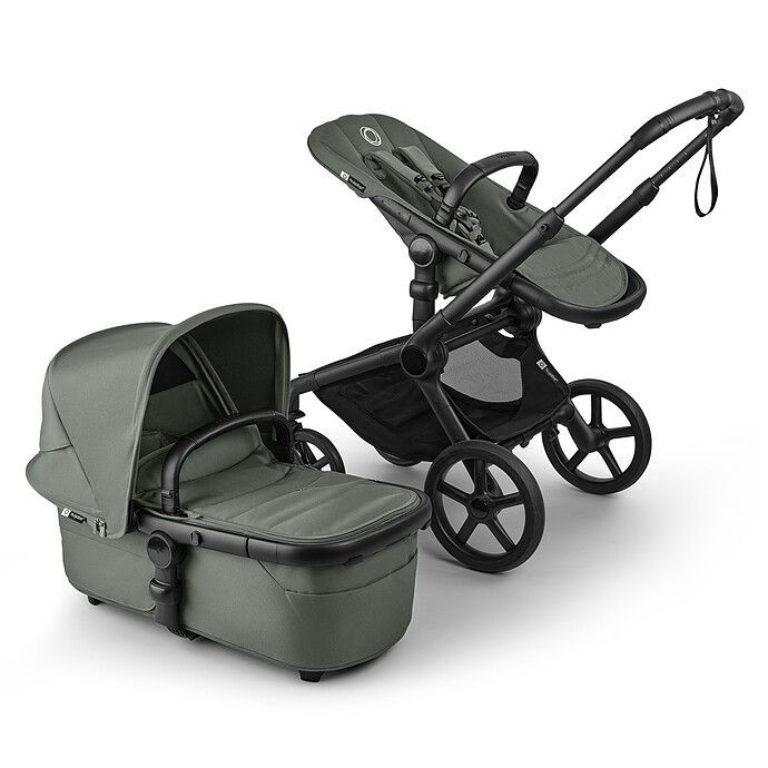 Poussette Citadine Fox5 Renew Complète Châssis Noir - Forest Green (Bugaboo) - Image 1