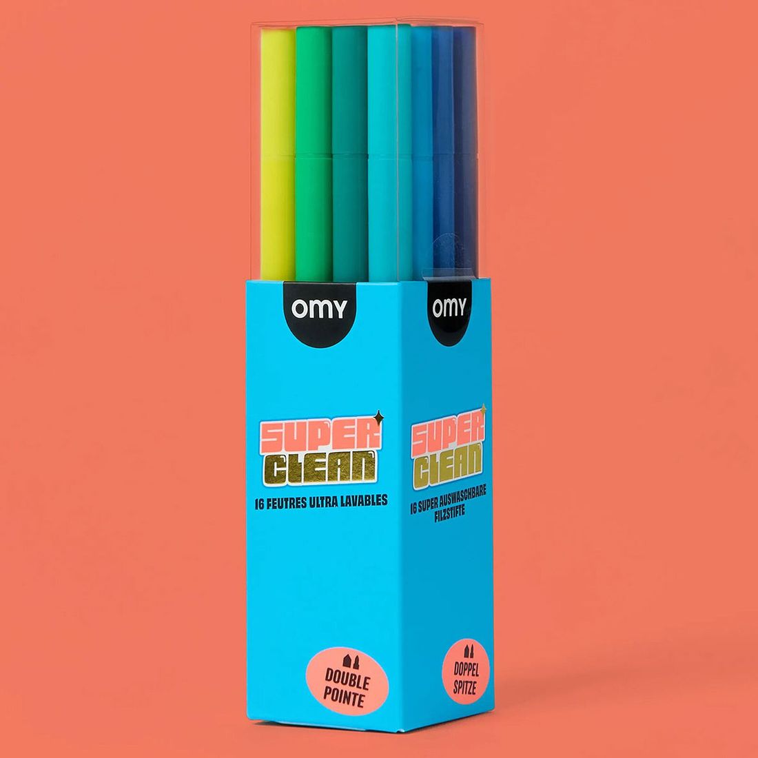 Lot de 16 Feutres Super Clean (Omy) - Couverture