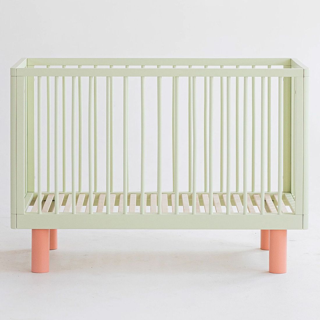 Lit Bébé Evolutif Nox Pistache et Rose - 60 x 120 cm (Karl & Fric) - Couverture