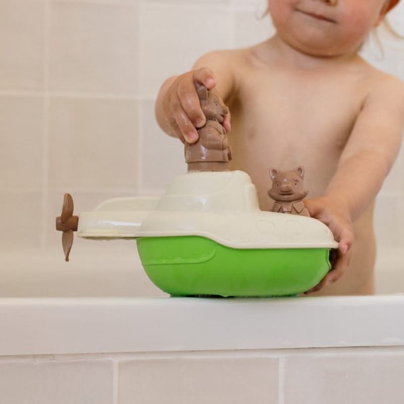 Jouet de bain made in france en matière recyclée sous-marin de mr renard (Le Jouet Simple) - Couverture