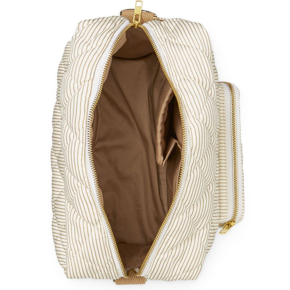 Petit sac à langer Classic Stripes Camel (26 x 17 cm) (Cam Cam Copenhagen) - Image 3