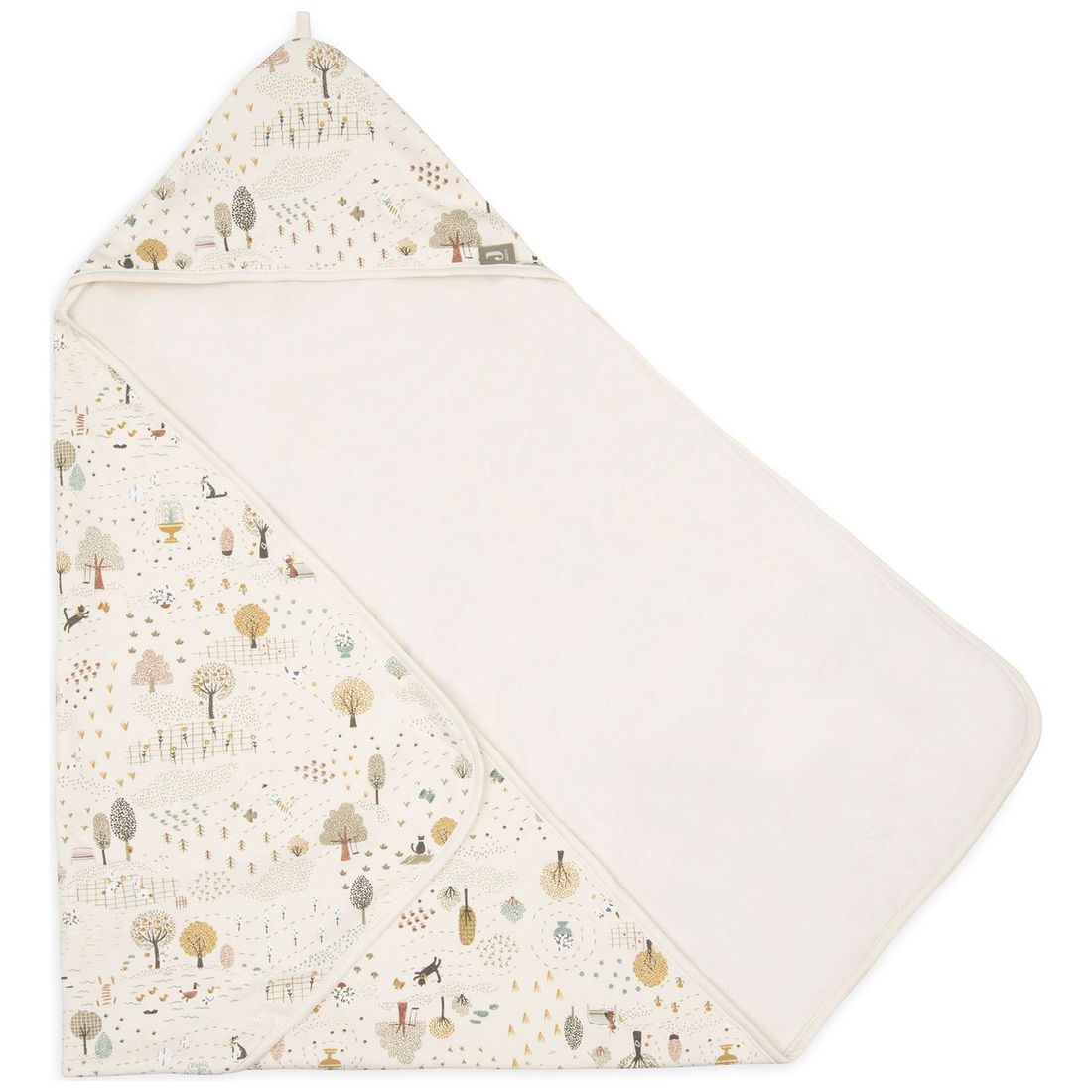 Cape de bain Tiny Park (75 x 75 cm) (Jollein) - Image 5