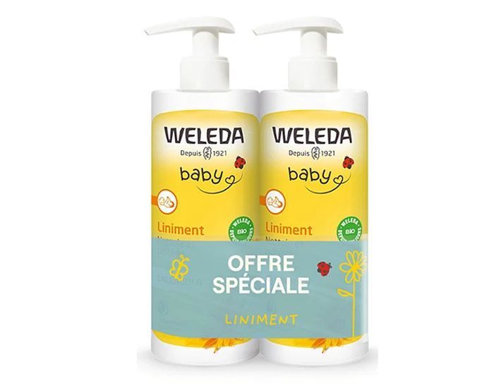 Bébé Duo Liniment - 2 x 400 ml (Weleda) - Image 1