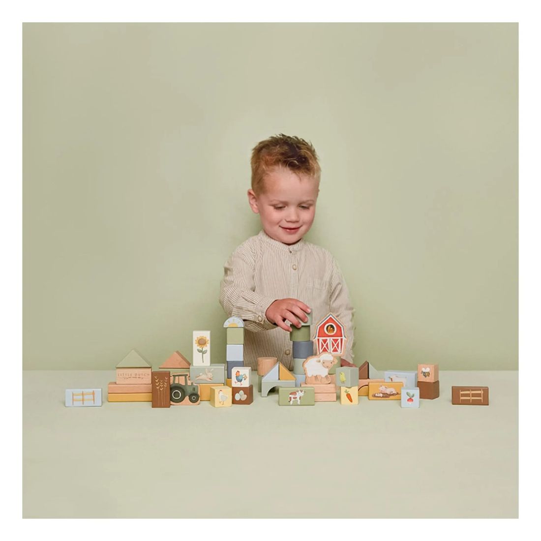 Little Dutch - Blocs de construction en bois FSC - Little Farm (Little Dutch) - Image 2