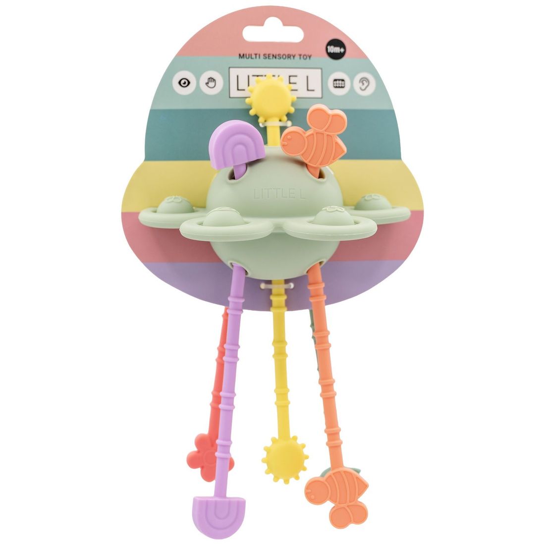 Jouet d'éveil et de dentition en silicone Jardin Sensoriel (Little L) - Image 6