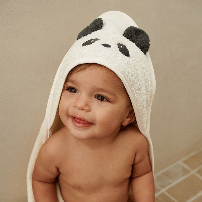 Cape de Bain Albert - Panda Crème de la Crème (Liewood) - Image 2