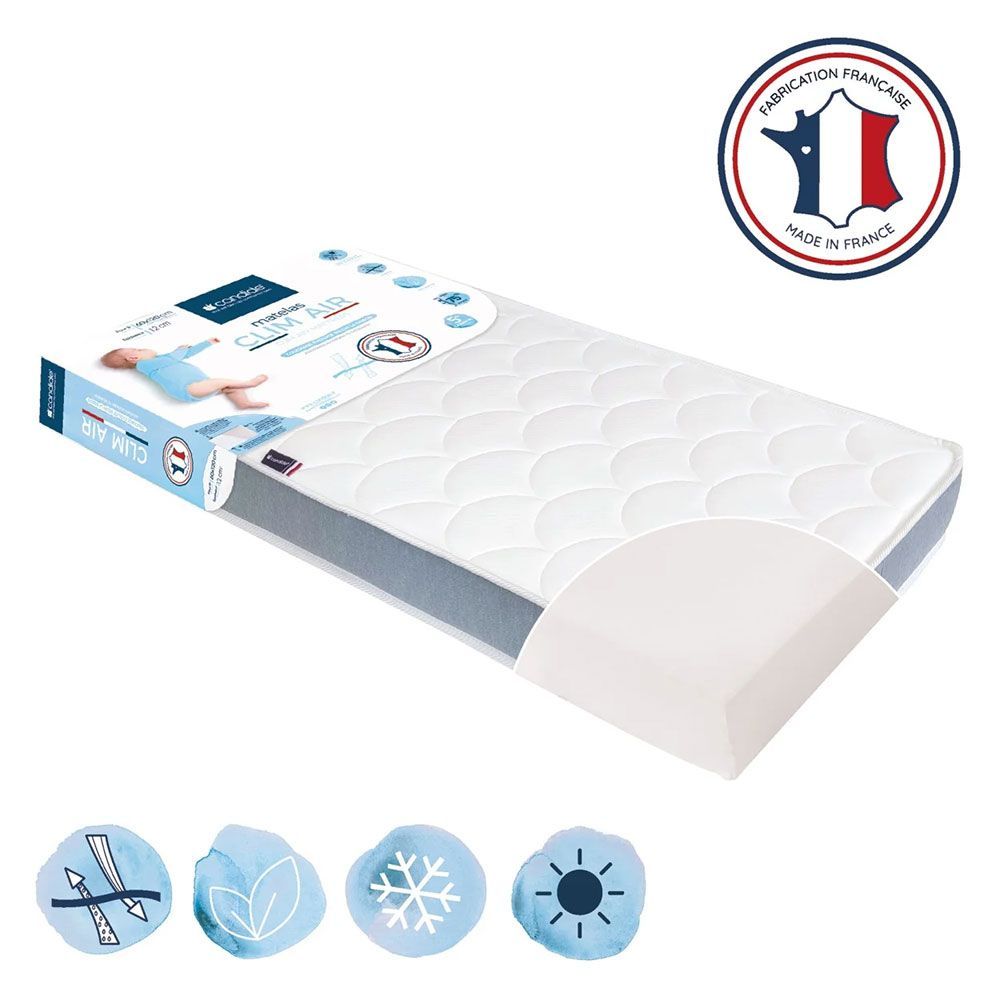 Matelas bébé Clim air (Candide) - Image 1