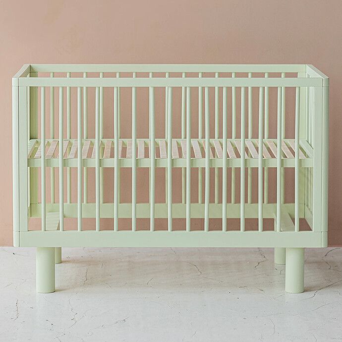 Lit Bébé Evolutif Nox Pistache - 60 x 120 cm (Karl & Fric) - Image 5