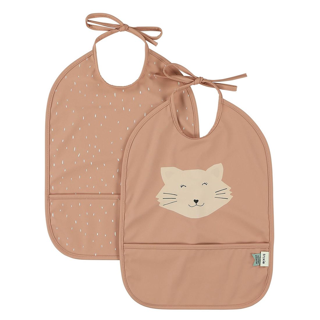 Lot de 2 Bavoirs Imperméables - Mrs. Cat (Trixie) - Image 1