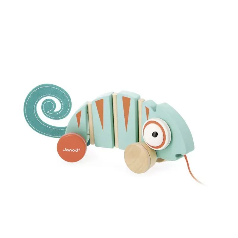 Caméléon à tirer tropik (Janod) - Image 1