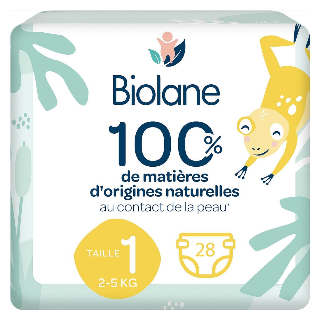 Lot de 28 Couches Ecologiques - T1 (Biolane) - Image 1