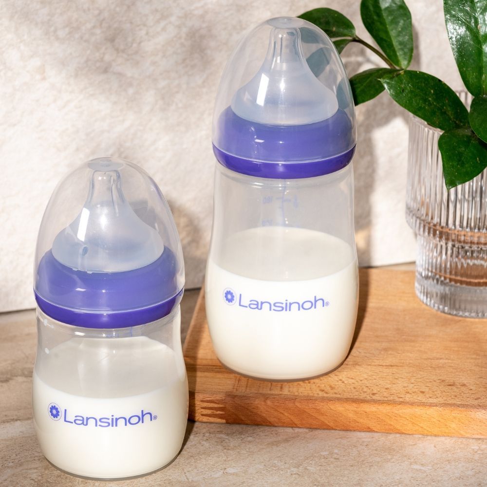 Coffret de naissance biberons et tétines Natural Wave® (160-240 ml) - Reconditionné (Lansinoh) - Image 1