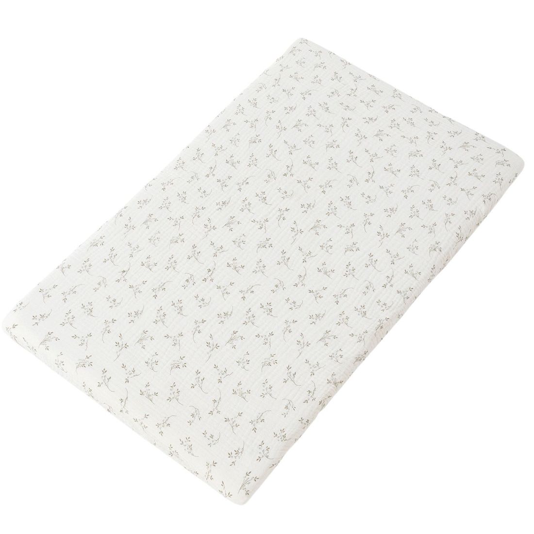 Drap housse de matelas cododo Olive Bloom (Babyshower) - Image 1