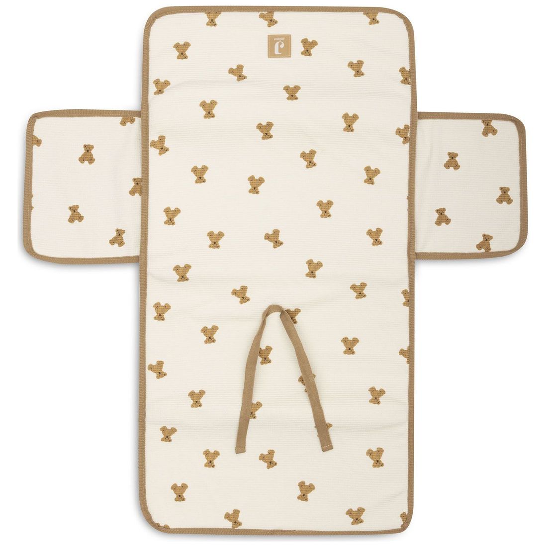 Tapis à langer nomade Little Waffle Mini Teddy Bear (Jollein) - Image 4