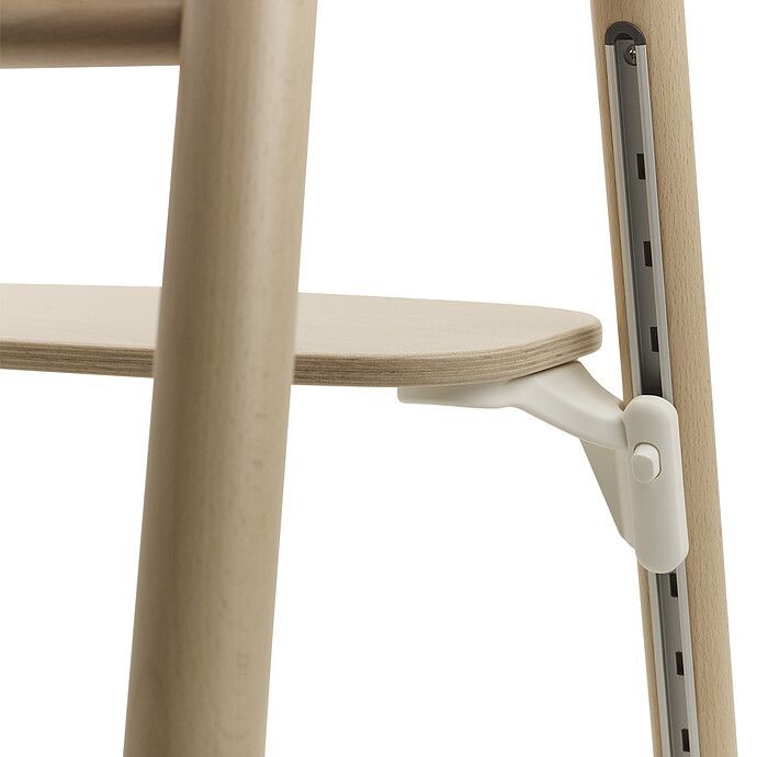 Chaise Haute Bugaboo Giraffe - Bois Neutre et Blanc (Bugaboo) - Image 5