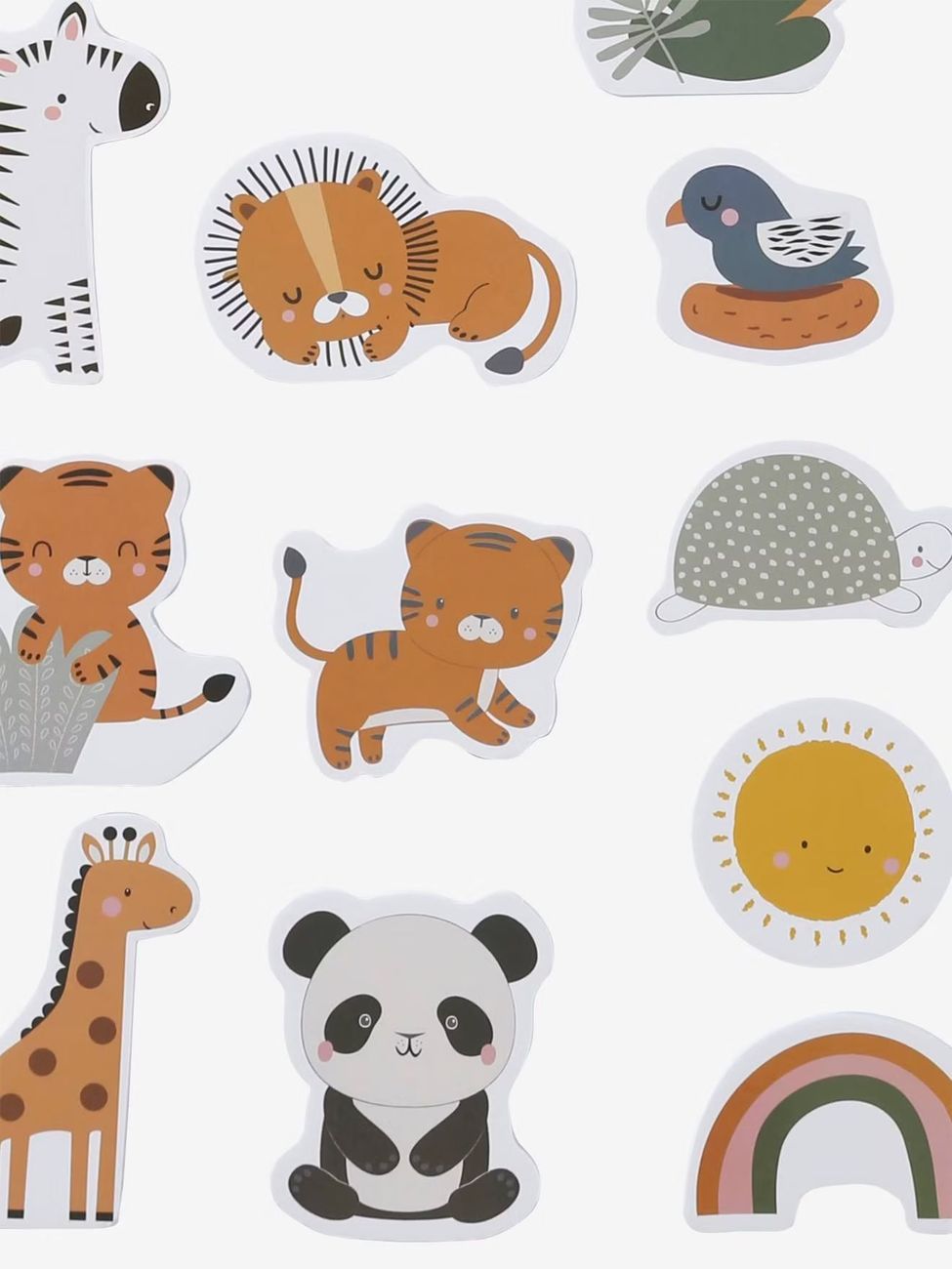 Set de 24 stickers de bain avec filet TANZANIE jaune (Vertbaudet) - Image 2