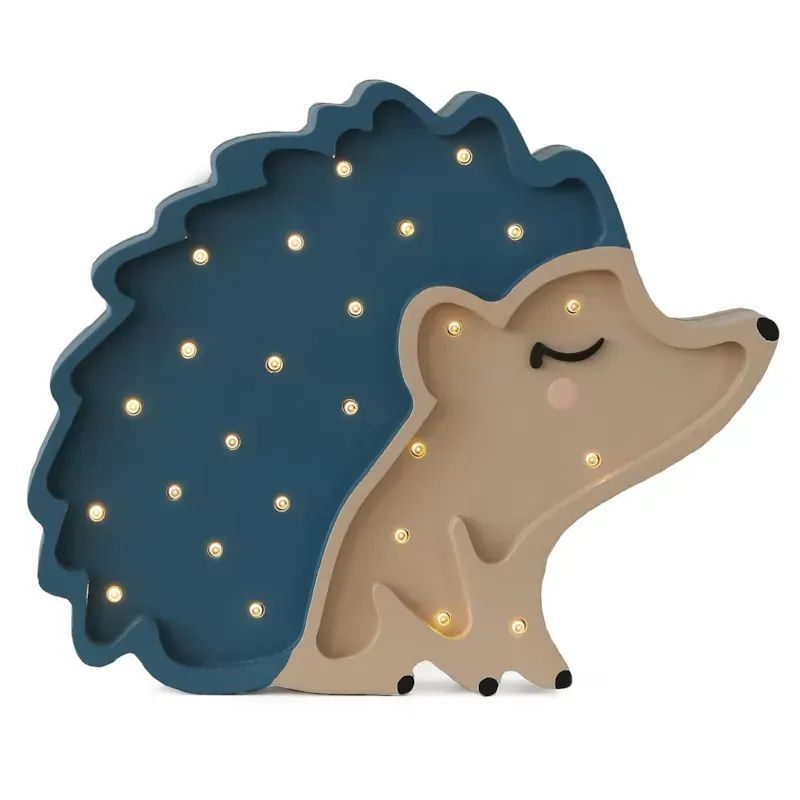 Lampe veilleuse hérisson bleu (Little Lights) - Image 1