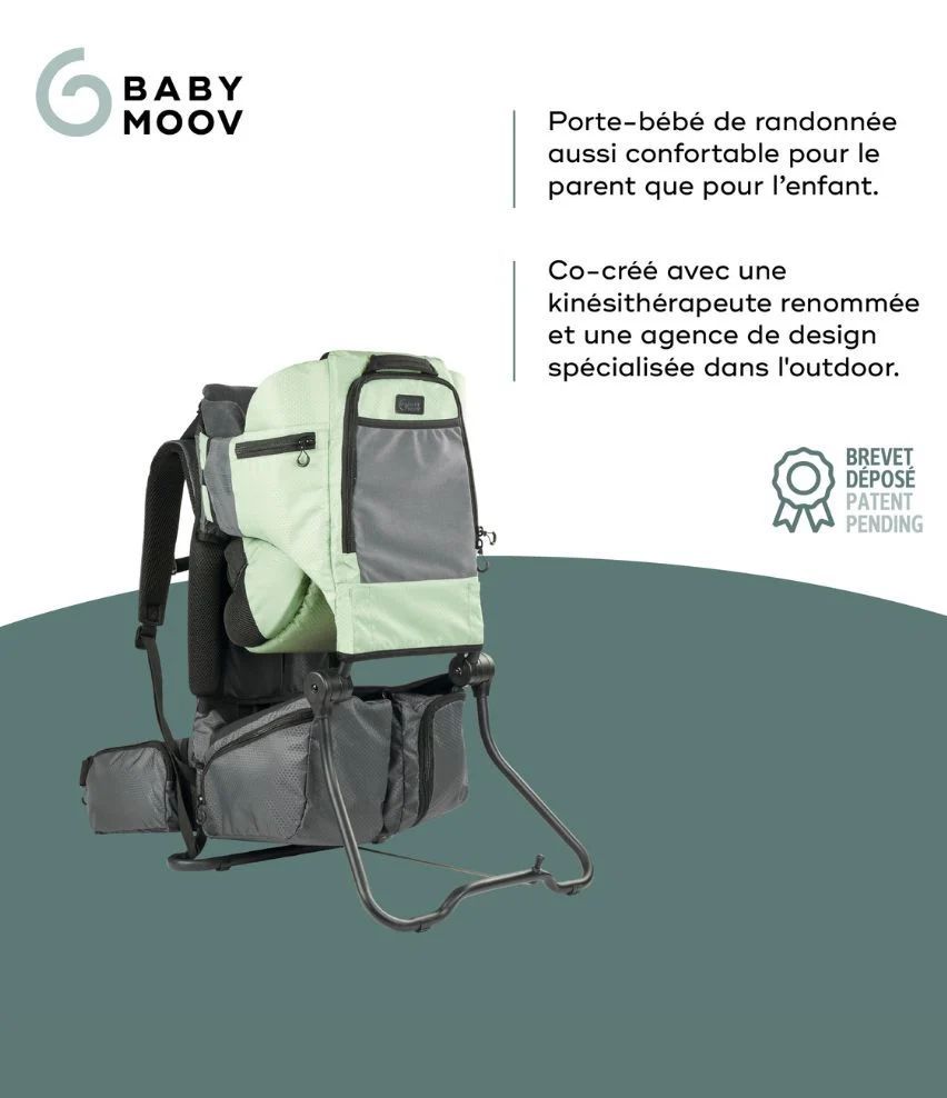 Moov & Hike - Le porte-bébé de randonnée conçu avec une kiné, confortable dès le 1er âge (Babymoov) - Image 2