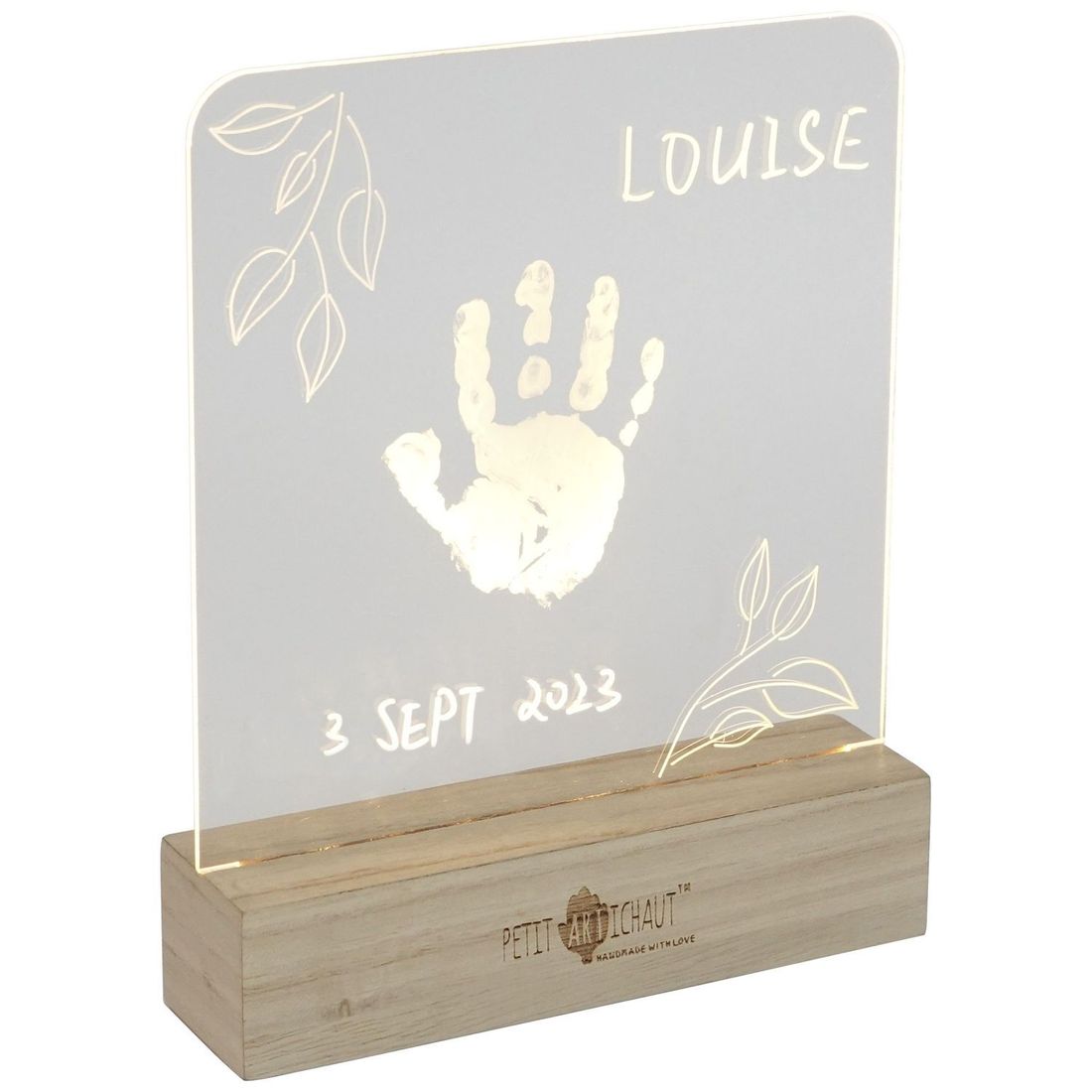 Cadre lumineux à empreintes Olive Tree (18x23 cm) (Petit Artichaut) - Image 6