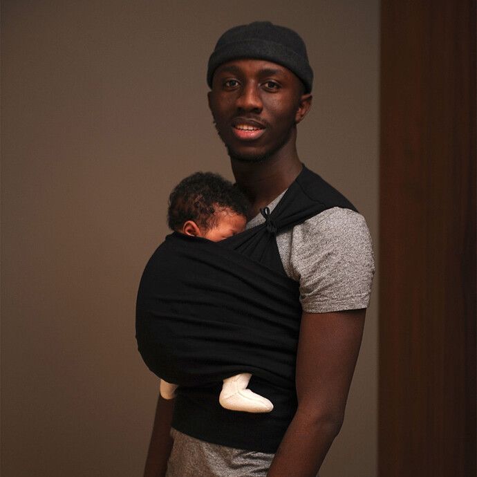 Porte-bébé Carry & Pack Taille 2 - Noir (Mama Hangs) - Image 2