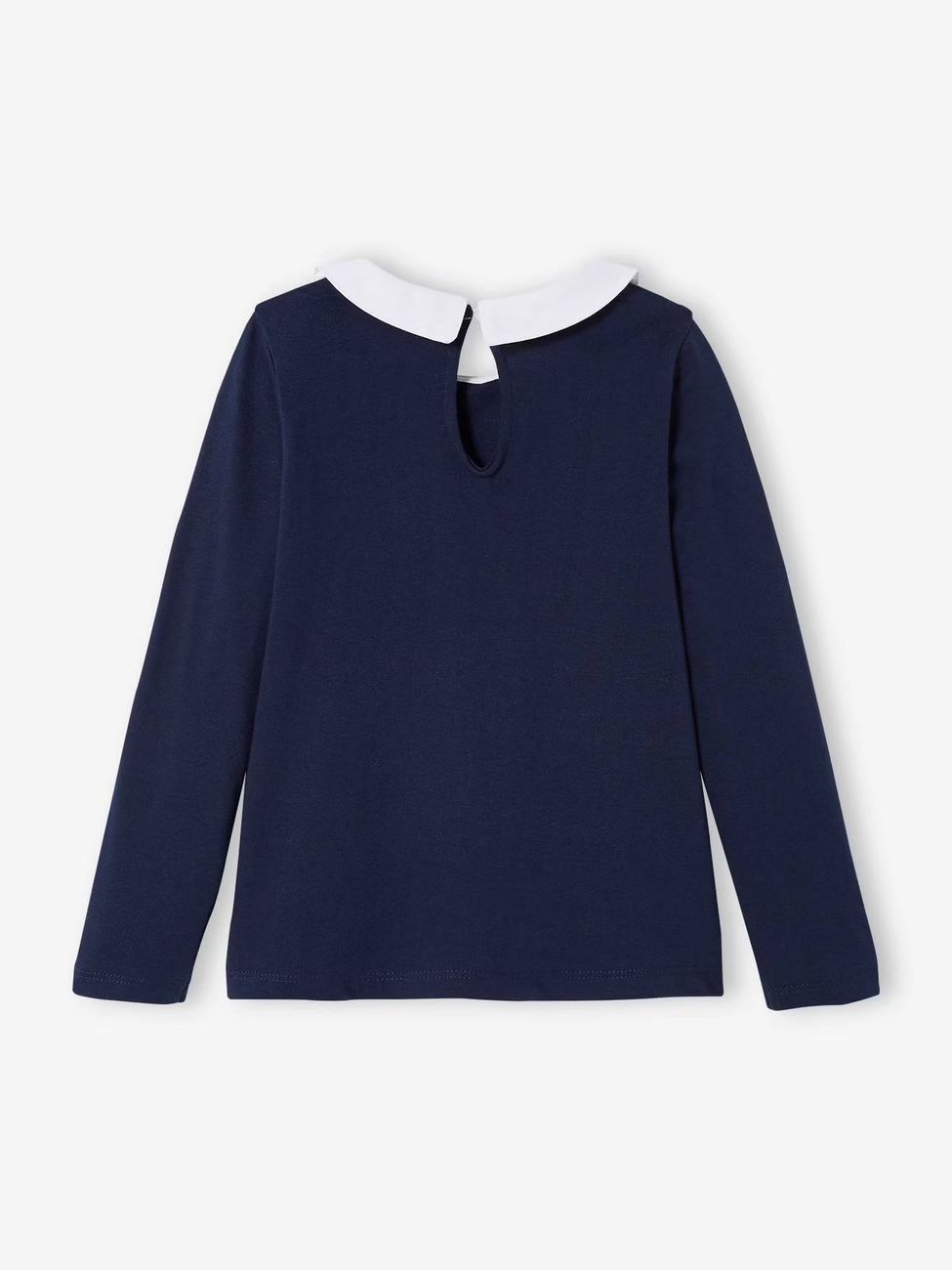 T-shirt manches longues Disney Marie les Aristochats fille bleu marine (Disney Animals) - Image 1