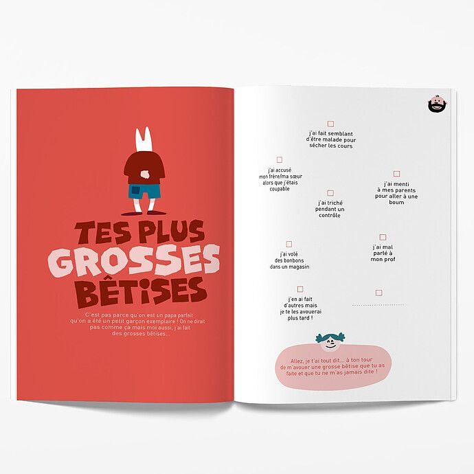 Livre à Compléter Tel Père, Telle Fille (Minus Editions) - Image 3