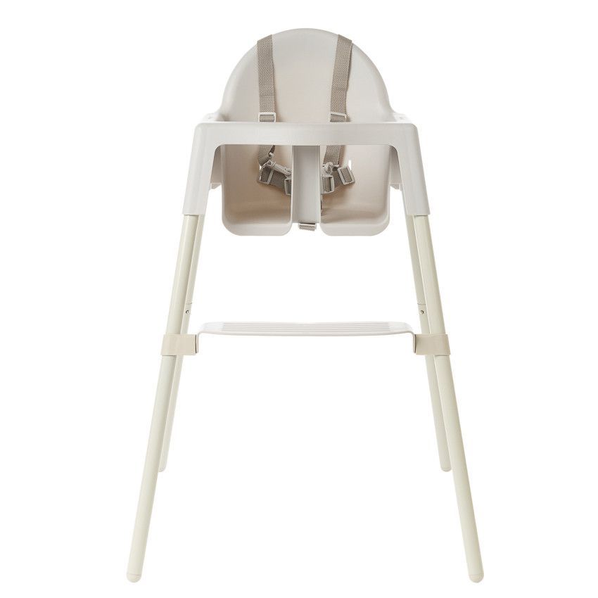Chaise haute fixe 2 en 1 Capucine 2.0 beige - Ecru (Babycare) - Image 2