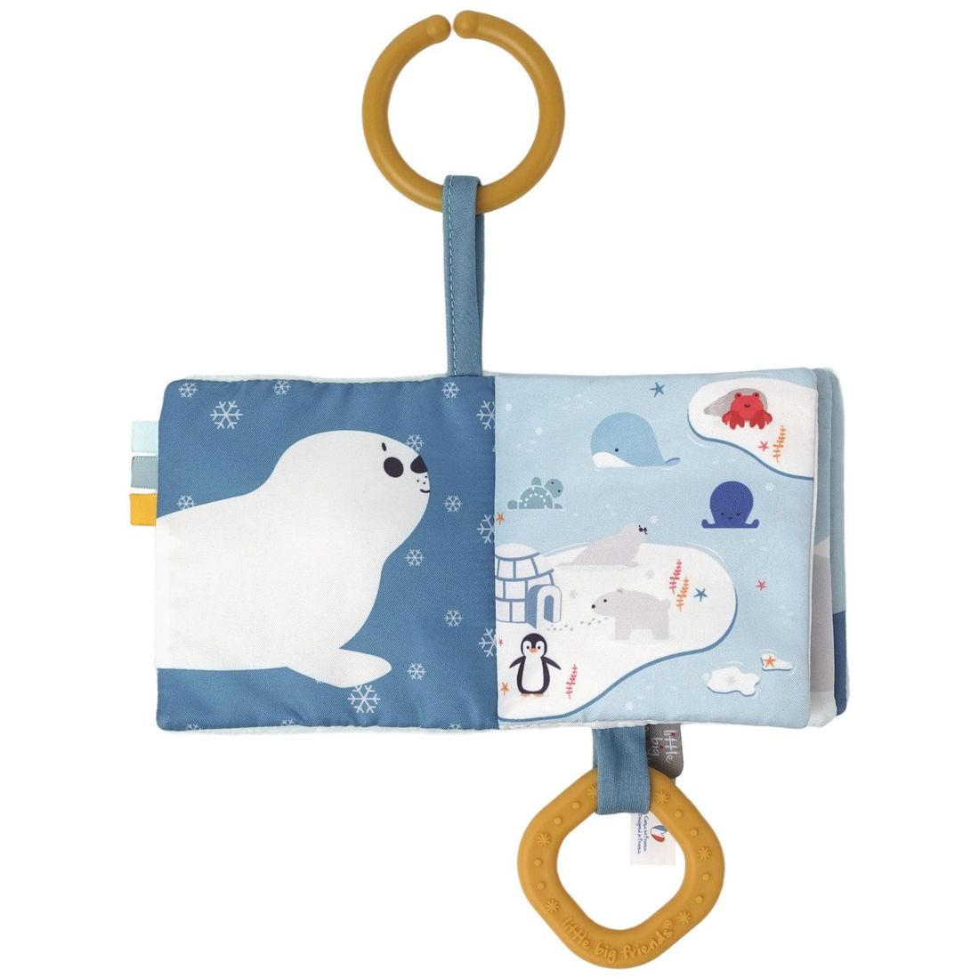 Livre en tissu bébé Océan (Little Big Friends) - Image 6