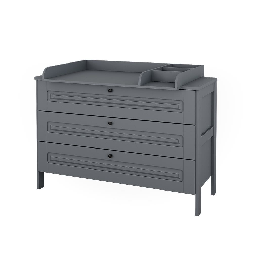 Commode à langer , gris 133 x 98.4cm (VitaliSpa®) - Couverture