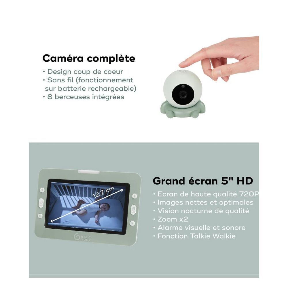 Babyphone vidéo YOO Go+ HD (Babymoov) - Image 3