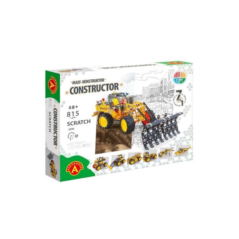 Jeu de construction 7 en 1 scratch constructor pro - 813 pièces (Icare) - Image 1