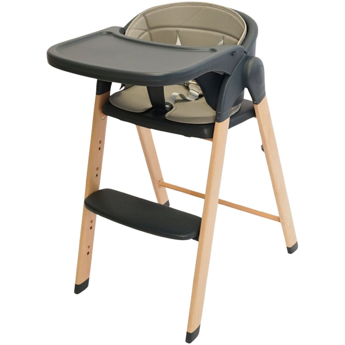 Chaise haute évolutive Grow With Me gris (Bo Jungle) - Couverture