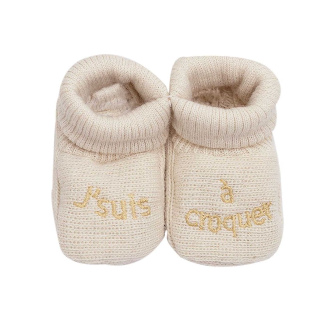 Chausson bébé avec broderie (Trois Kilos Sept) - Image 1