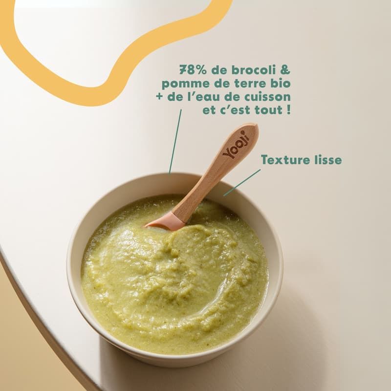 Purée lisse de Brocoli bio (Yooji) - Image 2