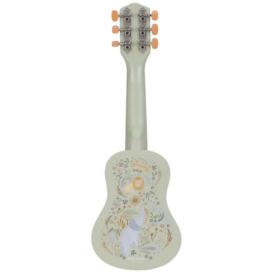 Guitare Verte en bois Safari Friends (Little Dutch) - Image 3