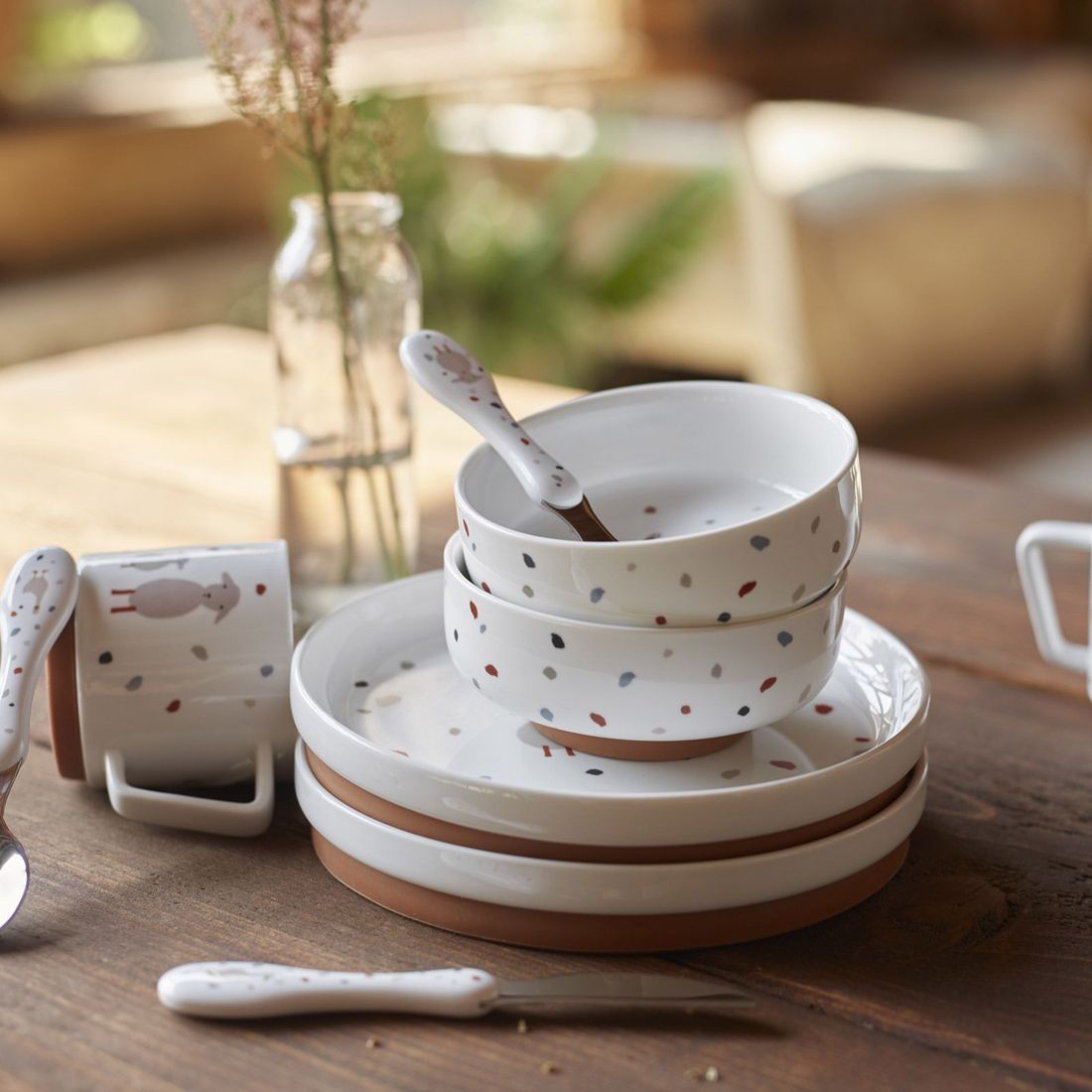 Set de 3 couverts Tiny Farmer mouton et oie (Lassig) - Image 5
