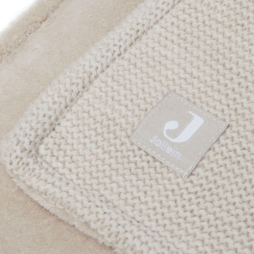 Couverture polaire Basic Knit Nougat (75 x 100 cm) (Jollein) - Image 5