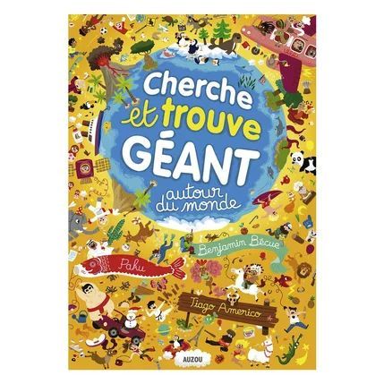 Cherche Et Trouve Geant Autour Du Monde (Éditions Auzou) - Couverture