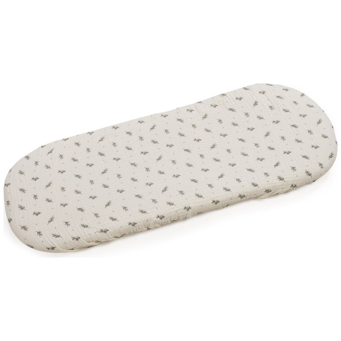 Drap-housse pour nacelle + lange Mimosa Vert (35 x 82 cm) (Walking Mum) - Couverture