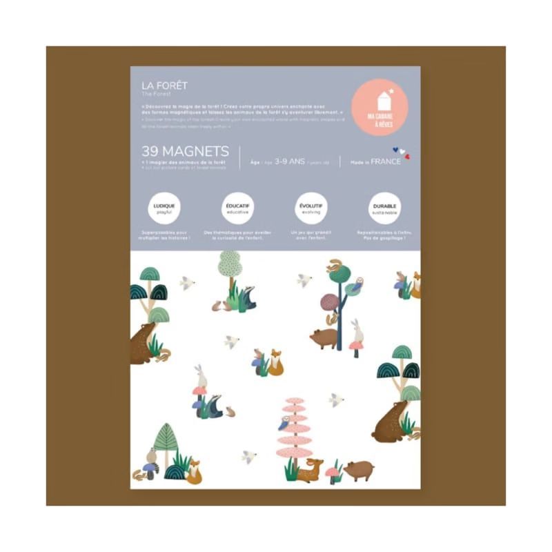 Jeu magnétique animaux forêt (La cabane à rêves) - Couverture