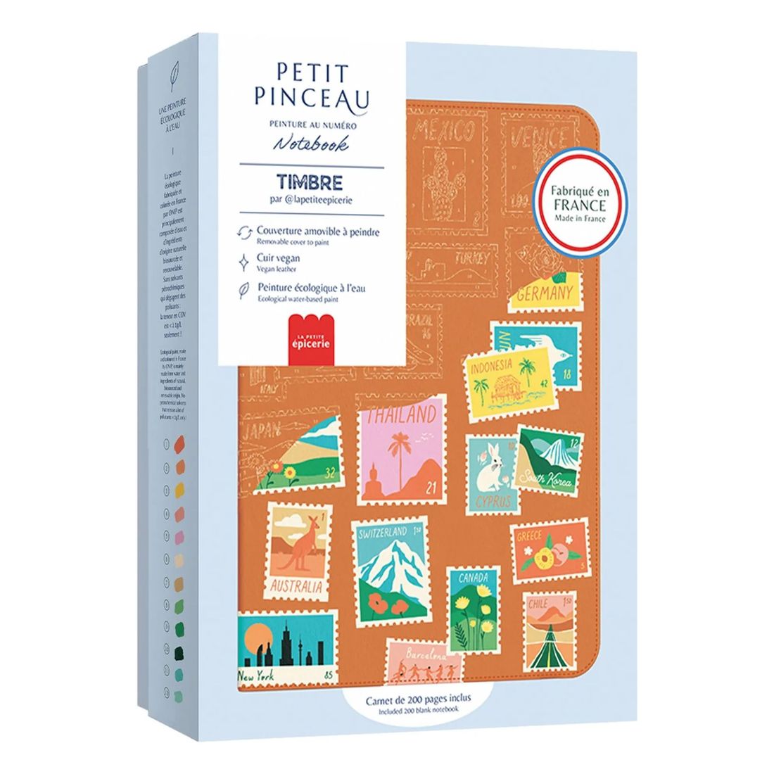 La Petite Épicerie - Notebook à peindre - Timbre (La Petite Épicerie) - Image 1