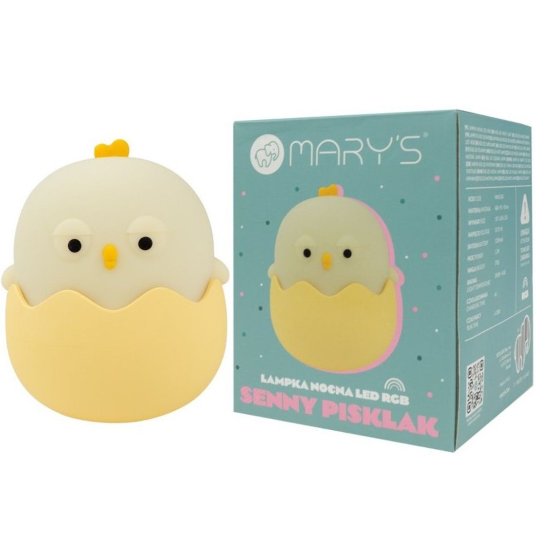Veilleuse rechargeable Sleepy Chick (mary's) - Image 6