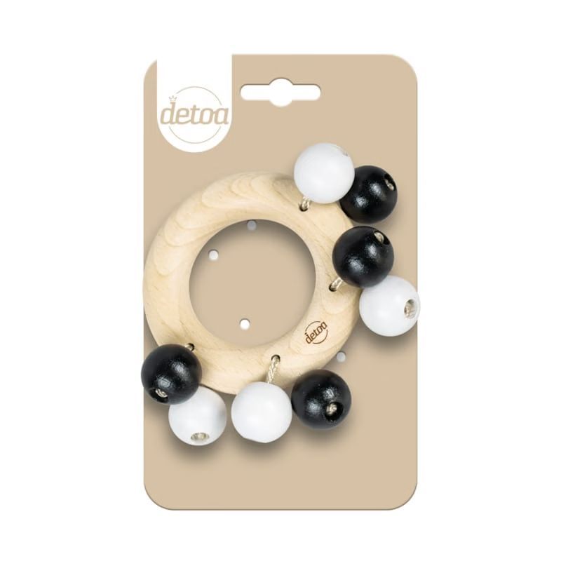 Detoa eveil hochet - noir blanc (Detoa) - Image 1